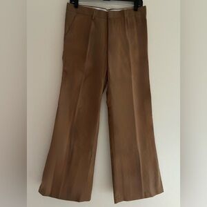 Brown Wide-Leg Pants